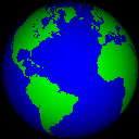 earth orthographic
